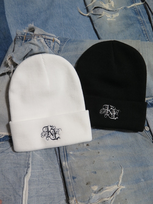 BKFR FRONT EMBROIDERY KNIT CAP